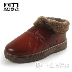 WARRIOR 回力  女 冬季加厚棉鞋 防水老人靴