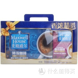Maxwell House 麦斯威尔 三合一特浓38条送拿铁4条新年装