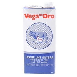 Vega de Oro 维加 全脂超高温杀菌牛奶1L*12盒