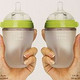 COMOTOMO Baby Bottle 硅胶防胀气奶瓶 250ml*2个