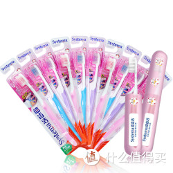 LION 狮王 细齿洁精巧牙刷 10支装送2支牙刷盒