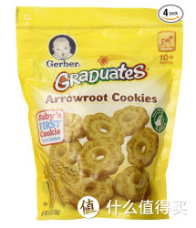 Gerber 嘉宝 婴儿Arrowroot Cookies 曲奇饼干155g*4袋