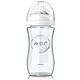 AVENT  新安怡 宽口径玻璃奶瓶8oz/240ml+Y字孔自然原生奶嘴对装*2组