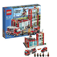 LEGO 乐高 城市组 消防总局60004+海岸警卫队飞机 60015