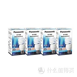 Panasonic 松下 荧光灯 螺旋型自镇流 节能灯  4支装(23W  E27灯头  日光色)