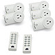 Etekcity ZAP 5LX Auto-Programmable Function Wireless Remote Control Outlet Light Switch with 2 Remotes可编程无线遥控电源插座