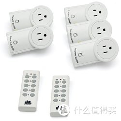 Etekcity ZAP 5LX Auto-Programmable Function Wireless Remote Control Outlet Light Switch with 2 Remotes可编程无线遥控电源插座