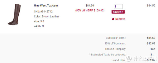 Nine West 玖熙 Toxicatn 女款真皮长靴