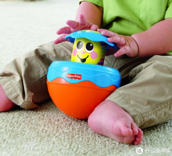 Fisher-Price 费雪 Peek and Roll Ball 婴儿发声玩具球