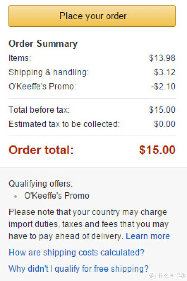 O'Keeffe's K0350015 Working Hands and Healthy 护手霜和护脚霜组合套装