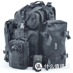 MaxGear 马盖先 1024B 自由行者户外背包组合 含应急自救装备+泊客行者 24寸拉杆箱