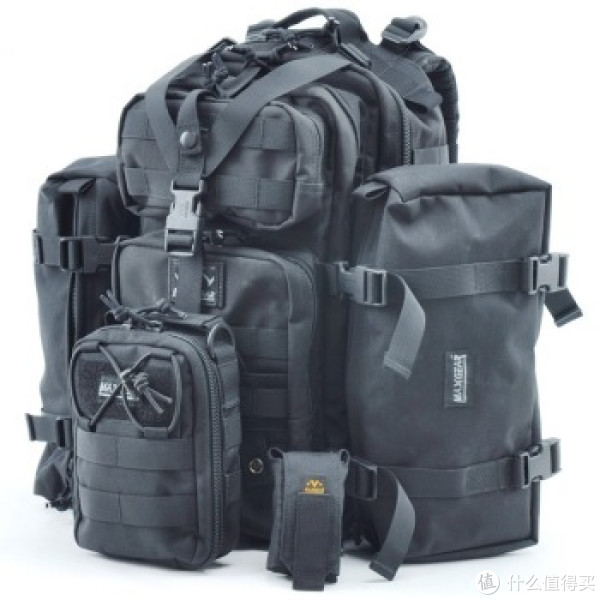 MaxGear 马盖先 1024B 自由行者户外背包组合 含应急自救装备+泊客行者 24寸拉杆箱