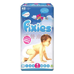Fixies 爱婴舒坦 纸尿裤4号大包装48片 适用于7-18kg