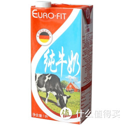  EUROFIT 欧乳菲 全脂纯牛奶1L