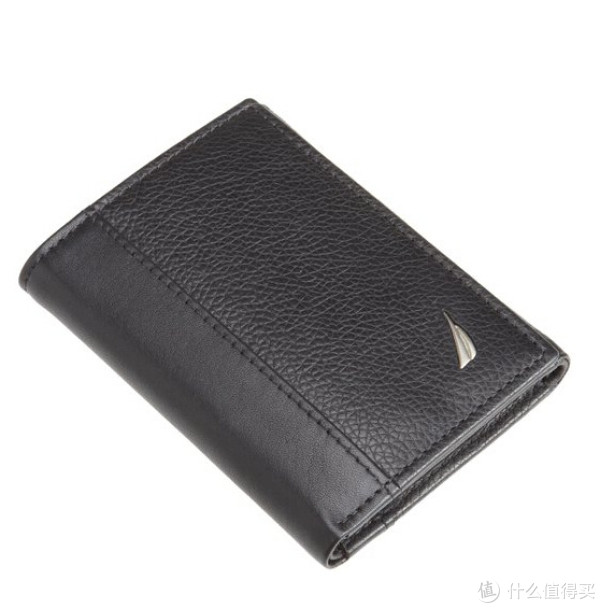 NAUTICA 诺帝卡 Milled Trifold 男款真皮钱包