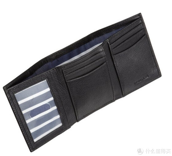 NAUTICA 诺帝卡 Milled Trifold 男款真皮钱包