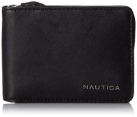 凑单品：NAUTICA 诺帝卡 Slim Zip-Around 男款钱包