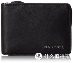 凑单品：NAUTICA 诺帝卡 Slim Zip-Around 男款钱包