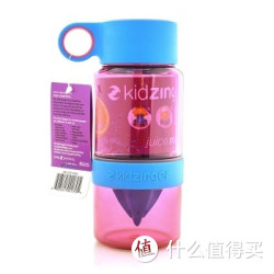ZingAnything 柠檬活力吸管榨汁杯 430ml-Tritan水果杯 粉蓝色