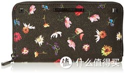REBECCAMINKOFF Floral Print Ava Zip 牛皮印花钱包