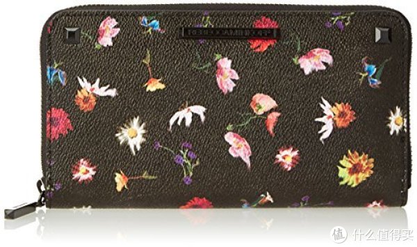 REBECCAMINKOFF Floral Print Ava Zip 牛皮印花钱包
