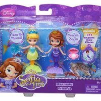 Disney Sofia The First 系列 CCN74 Sofia and Oona 小公主苏菲亚 美人鱼娃娃两个装