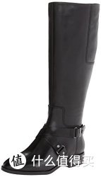 Nine West 玖熙 Blogger Wide-Calf 女款真皮高筒靴
