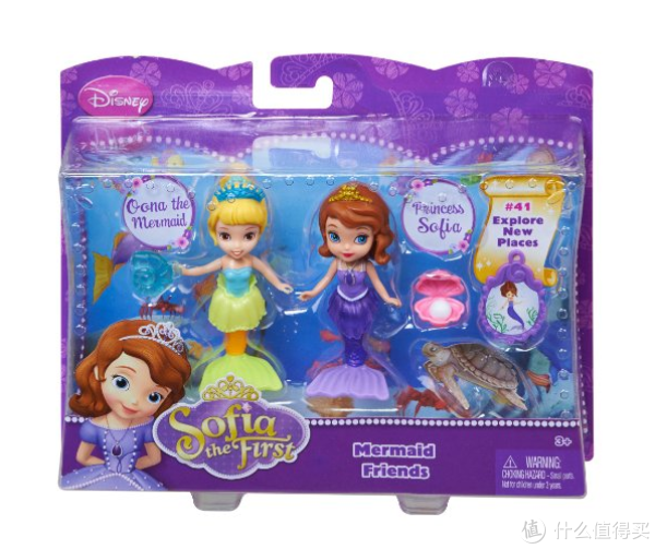 Disney Sofia The First 系列 Sofia and Oona 小公主苏菲亚 美人鱼娃娃套装