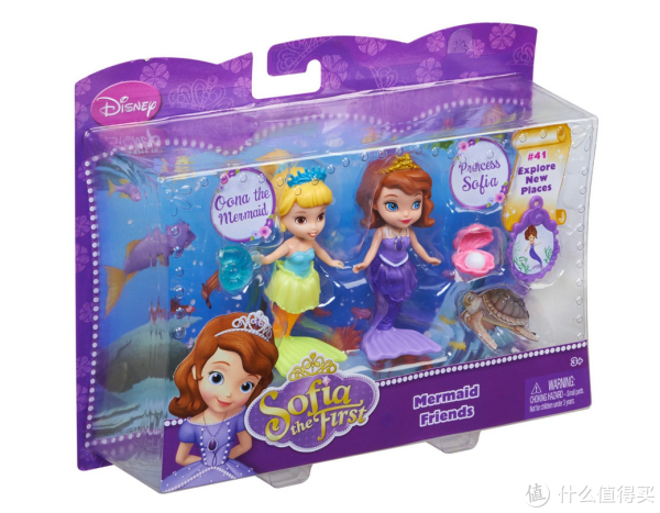 Disney Sofia The First 系列 Sofia and Oona 小公主苏菲亚 美人鱼娃娃套装