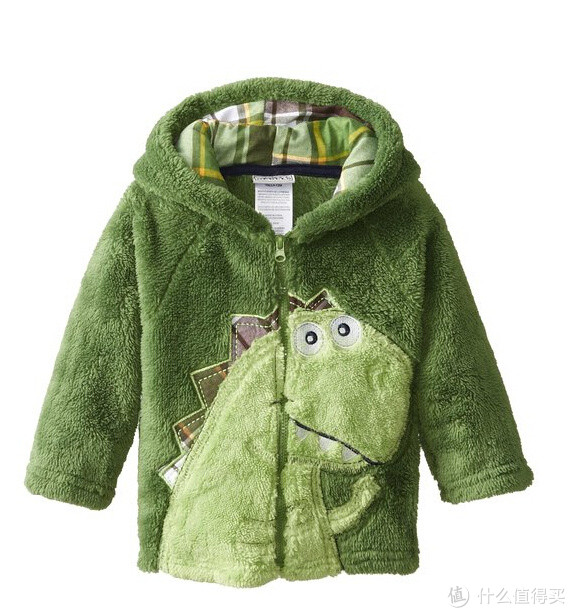 Little Rebels Baby-Boys Infant Dinosaur Velboa 男宝宝绒面外套