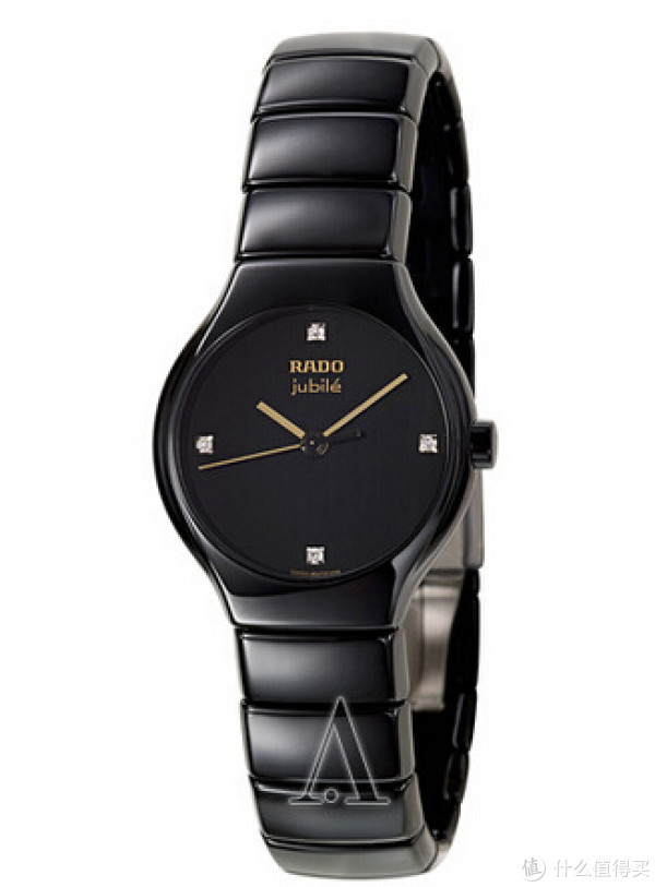 Rado 雷达 TRUE JUBILE R27655752 女士镶钻陶瓷腕表