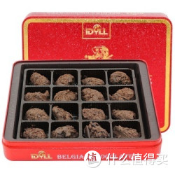 限地区：IDYLL 伊迪黎尔 浓醇松露形黑巧克力 250g