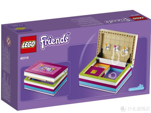 限华东华南:LEGO 乐高 Friends女孩系列 40114 颗粒首饰盒