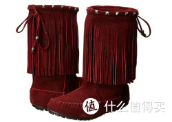 Minnetonka Studded Collar Calf 流苏高筒靴