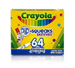 Crayola 绘儿乐 儿童64色安全可水洗马克笔