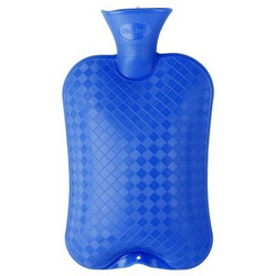 费许（FASHY）德国原装进口PVC材质斜格纹热水袋2.0L蓝色fashy6420