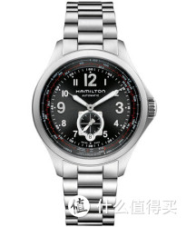 HAMILTON 汉米尔顿 Khaki Aviation QNE 卡其航空系列 H76655133 男款机械腕表