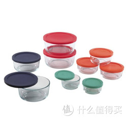 Pyrex 1110141 玻璃食物保鲜盒 18件套