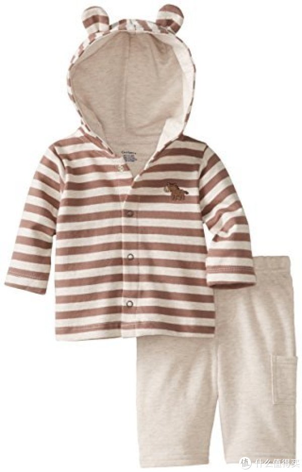 Gerber 嘉宝 Hooded Cardigan and Pant 婴儿衣裤两件套(12/18/24个月)