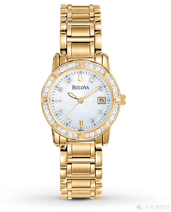 再特价:BULOVA 宝路华 Diamonds 98R165 女款时装腕表