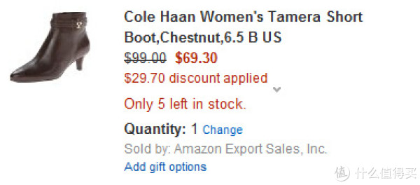 COLE HAAN Tamera Short Bootie 女士短靴