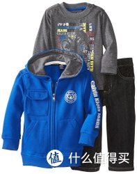 Calvin Klein Hoody With Gray Tee And Jeans 男童三件套装