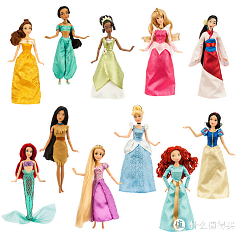 Disney 迪士尼 Princess Doll Collection 公主系列芭比娃娃（11位公主礼盒装）