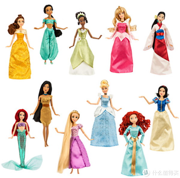 Disney 迪士尼 Princess Doll Collection 公主系列芭比娃娃(11位公主礼盒装)