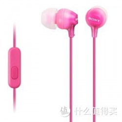 SONY 索尼 MDR-EX15AP 入耳式智能手机通话耳机 粉红色