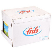 华东、华南：frili  芙莱蒂 全脂纯牛奶 1L*12盒
