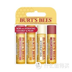新补货：Burt's Bees Lip Balm 小蜜蜂果味润唇膏 4.25g*4支