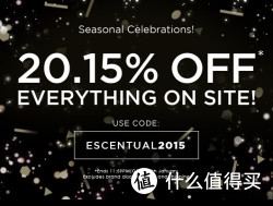 海淘券码：Escentual 英国美妆网站 全场