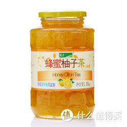 KJ 蜂蜜柚子茶  水果茶蜂蜜冲饮 瓶装1050g*2瓶