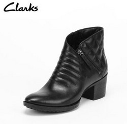 Clarks 其乐 Movie Retro 女款真皮踝靴
